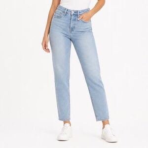 Levis Premium Wedgie Skinny Jeans Light Wash High Rise Blue Denim Size 25